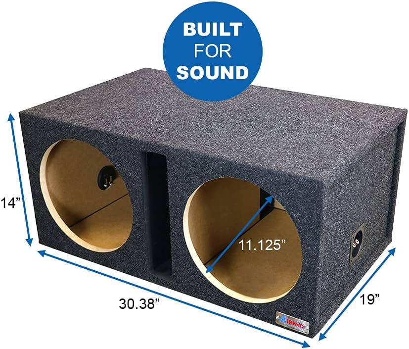 Atrend 15DQV 15” Dual Vented Subwoofer/Speaker Enclosure Made in USA,15DQV