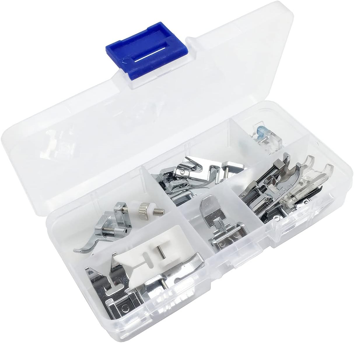 13Pcs Presser Feet Set for Household Sewing Machine Brother Singer Janome Toyota...