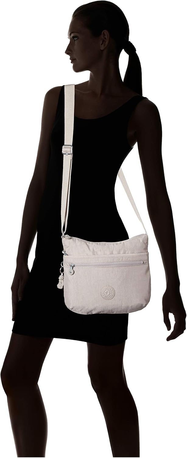 Kipling Womens Arto Crossbody Bag, Black Noir, 11.25 L X 10.25 H X 1.5 D US