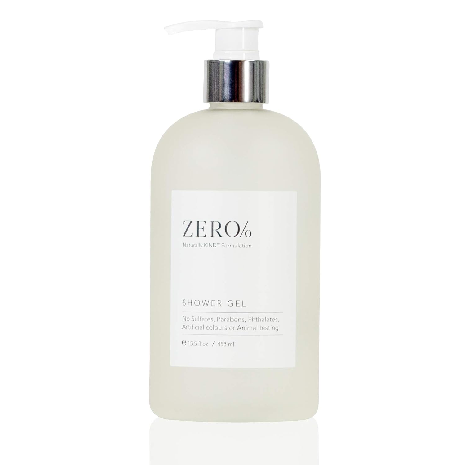 Gilchrist & Soames Zero% Unisex Shower Gel and Body Wash - 15.5oz - Light and fresh, Gently Cleansing, Zero Parabens, Sulfates, and Phthalates