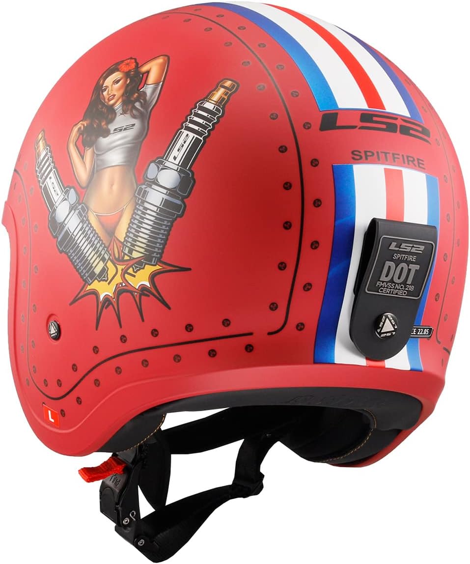 LS2 Helmets Open Face Spitfire Helmet