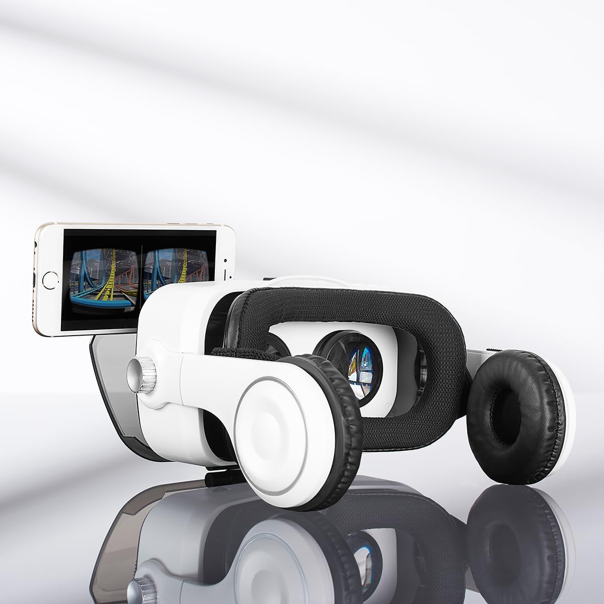 Sharper Image Bluetooth VR Headset with Earphones by Sharper Image
