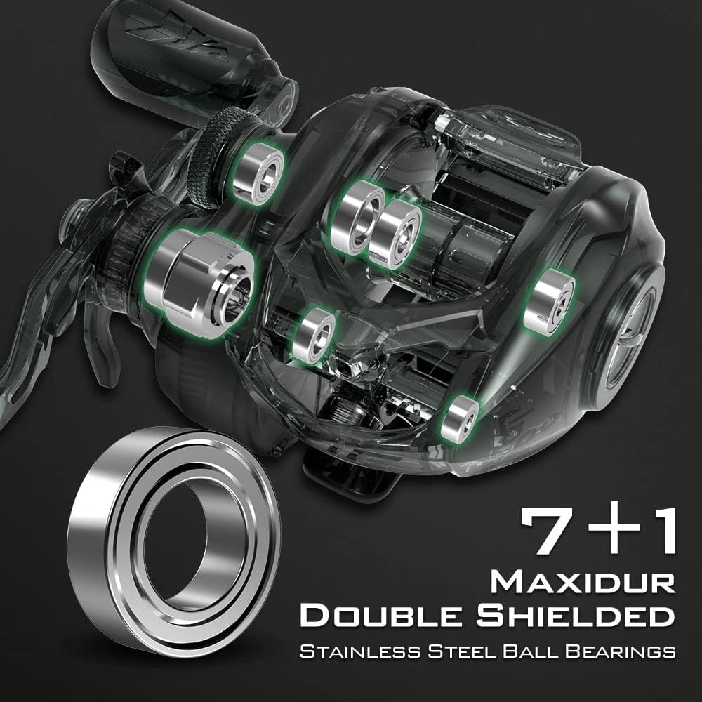 KastKing Spartacus II Baitcasting Fishing Reels with 7.2:1 Gear Ratio