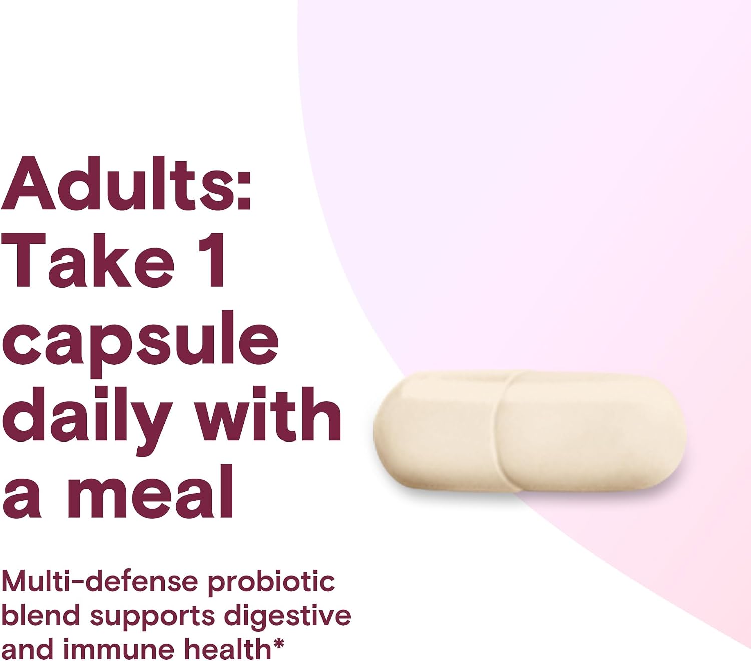 Phillips' Colon Health Daily Probiotic Capsules, 4-in-1 Symptom Defense to Help Defend Against Occasional Gas, Bloating, Constipation, and Diarrhea, Daily Supplement, 90 Count