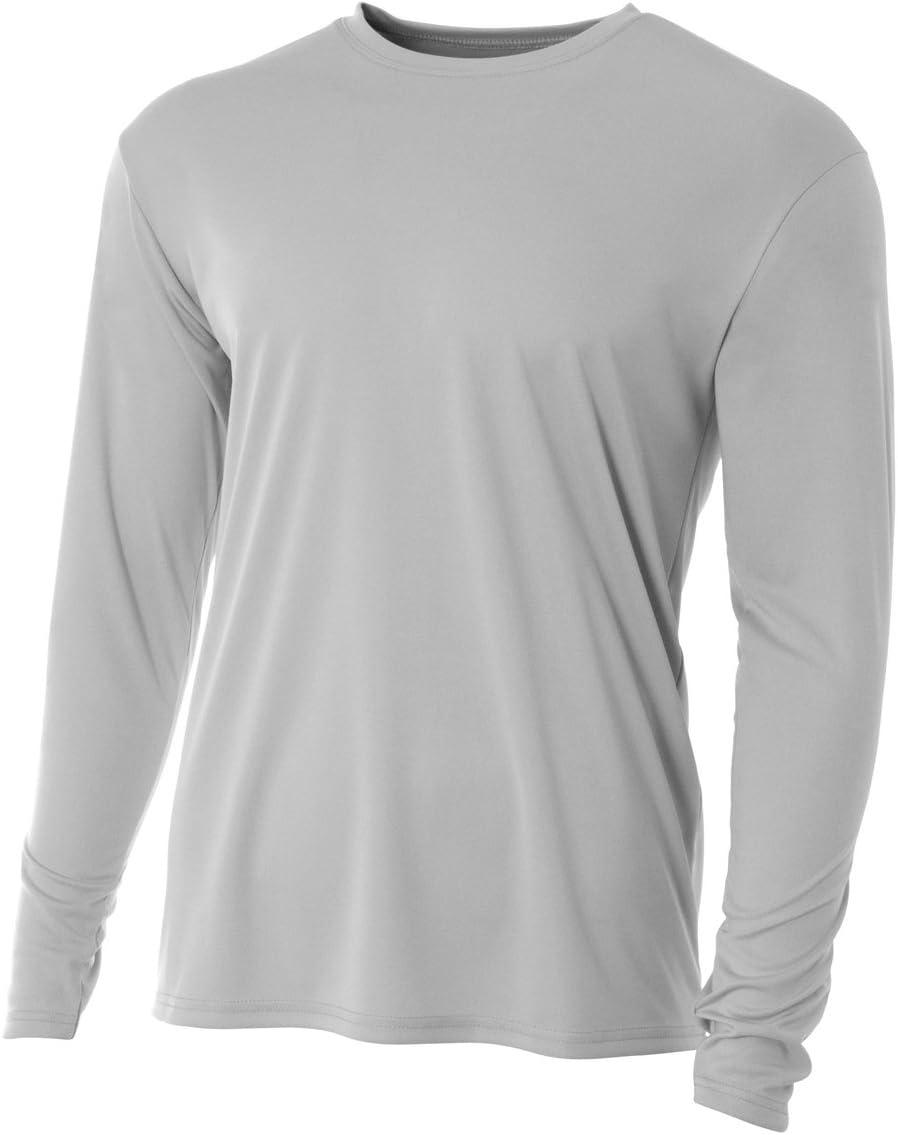 A4 Men's Cooling Performance Crew Long Sleeve Tee