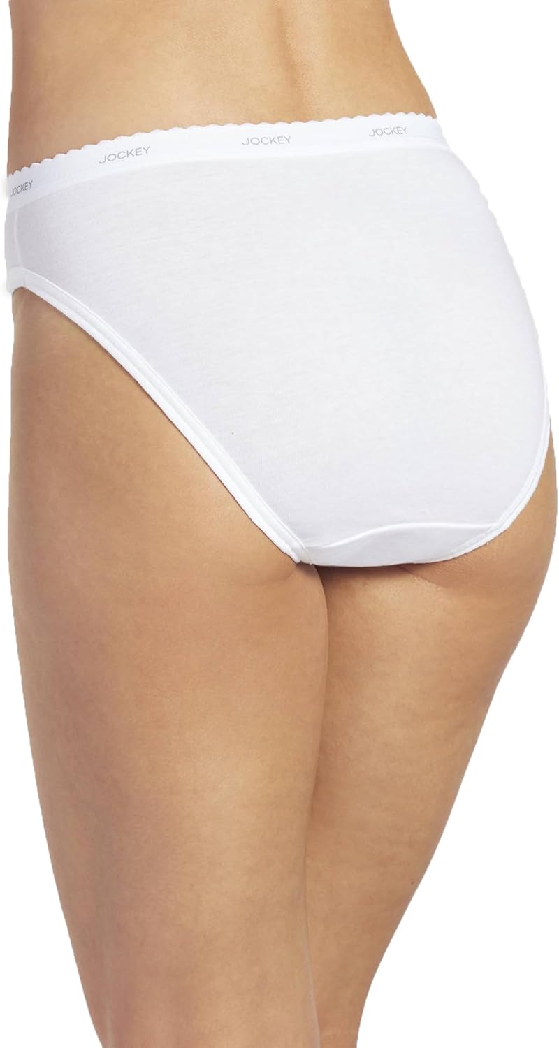 Jockey Women's Underwear 100% Cotton Classic French Cut - 3 Pack