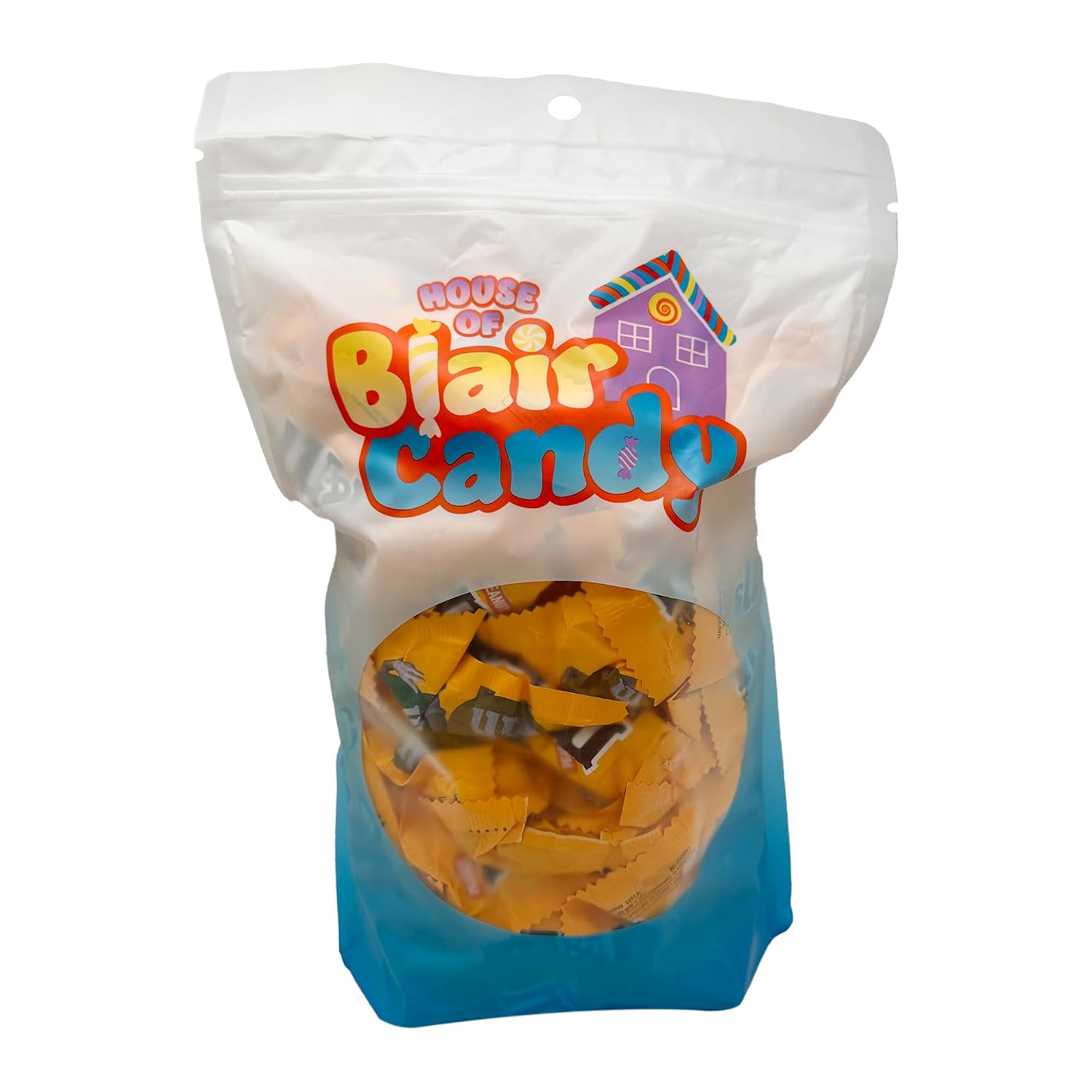 Milk Chocolate Peanut M&Ms Fun Sized Individual Bags - 3LB Resealable Stand Up Bag (approx. 70 pieces) - Bulk Milk Chocolate Bulk Filler Candies