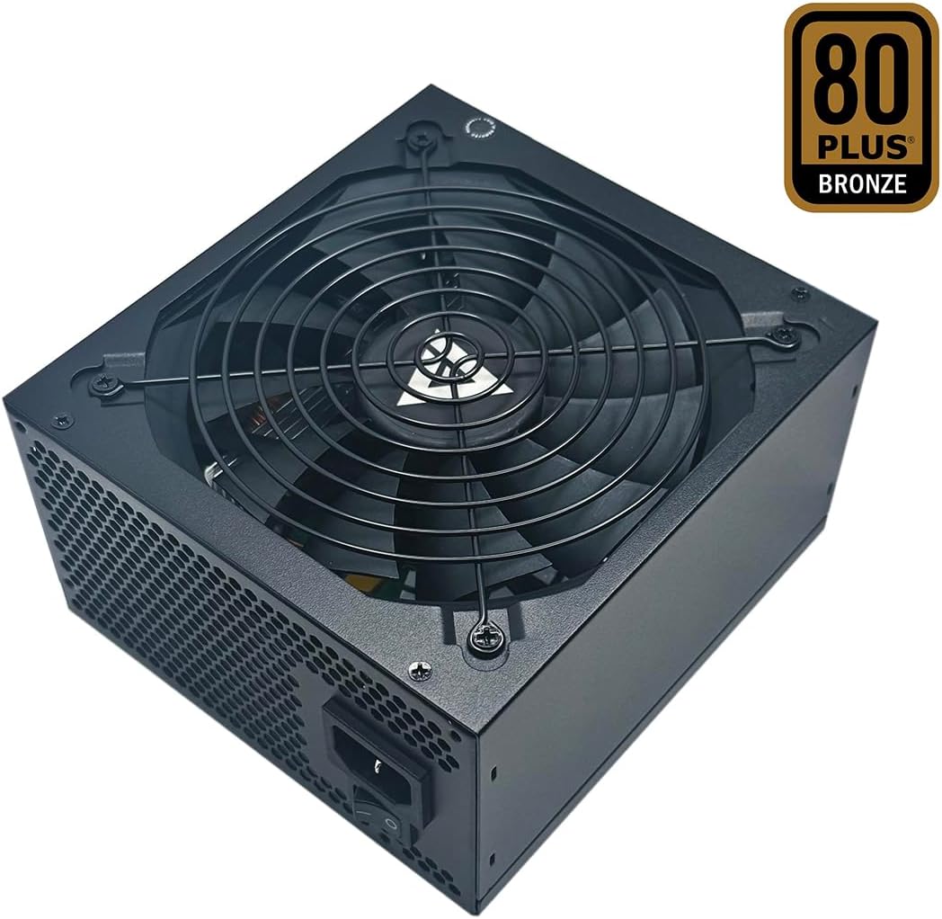 Apevia ATX-JP800W Jupiter 800W 80 Plus Bronze Certified Active PFC ATX Gaming Power Supply, Supports Dual/Quad Core CPUs, SLI/Crossfire/Haswell, 3 Year Warranty | 80+ Bronze PSU, Auto Thermal Controlled 135mm Fan, Heavy Duty Protections, Active PFC, Low…