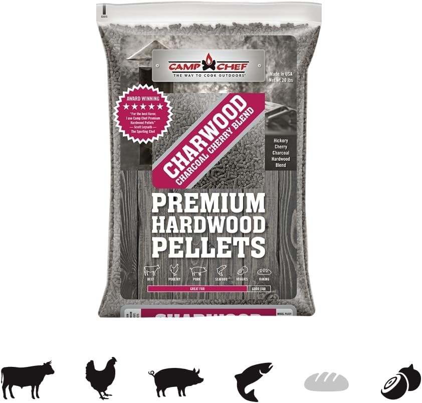 Camp Chef Orchard Apple BBQ Pellets, Hardwood Pellets for Grill, Smoke, Bake, Roast, Braise and BBQ, 20 lb. Bag