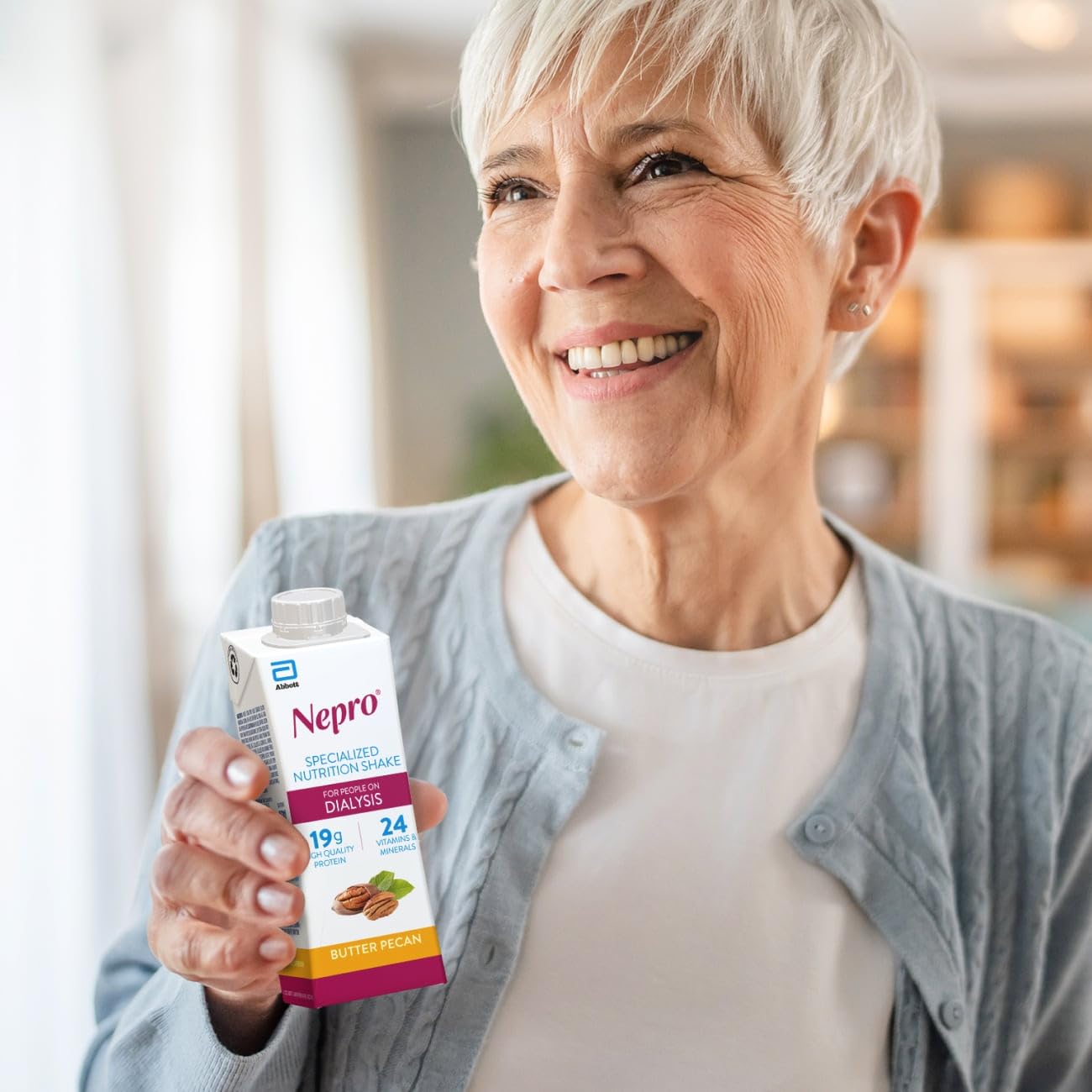 Nepro Renal Nutrition Shake for People on Dialysis, Vanilla, 24ct