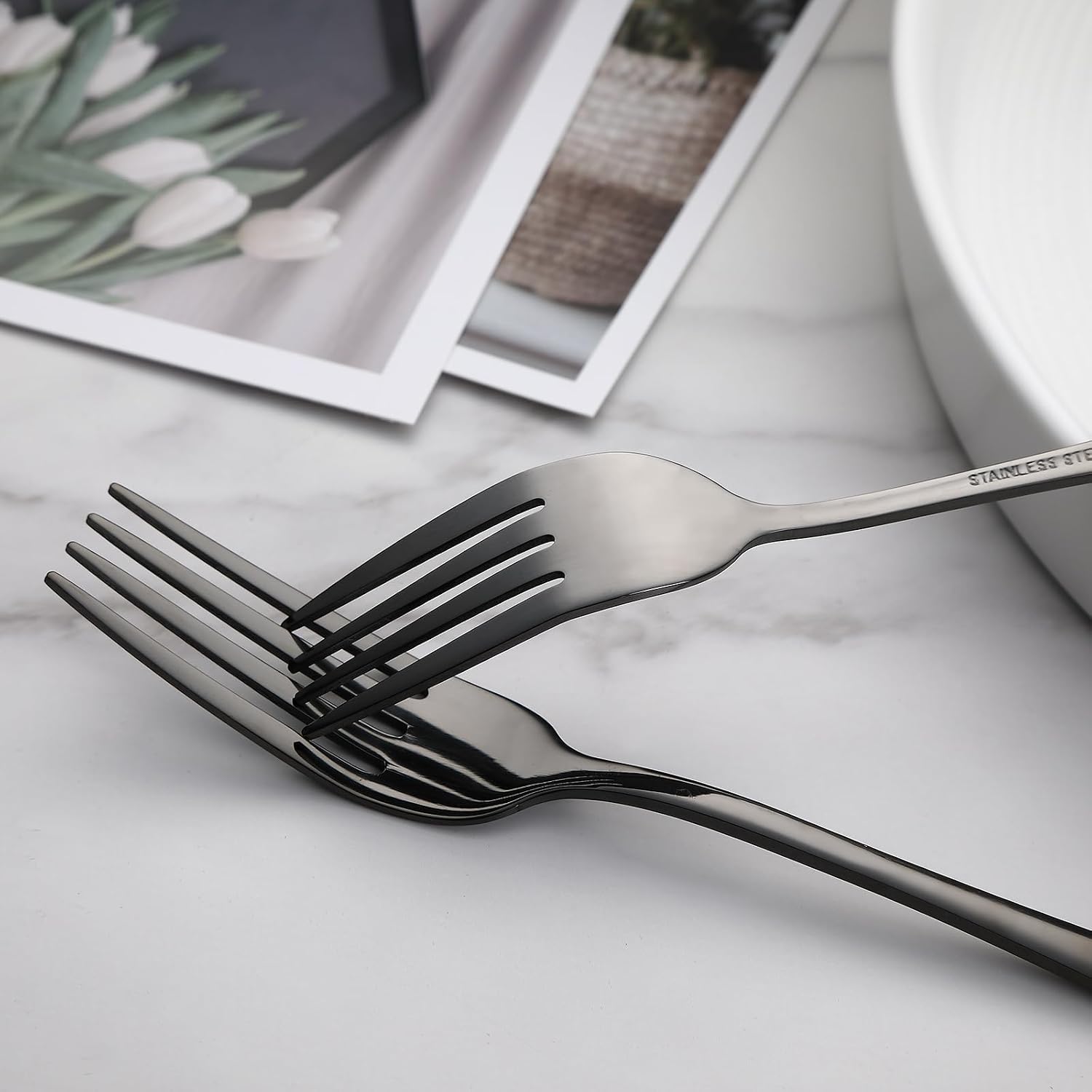 VANDBAO Rainbow Flatware Cutlery Silverware Set 20 Pieces, Stainless Steel Colorful Utensils, Tableware Set Service for 4, Include Knife/Fork/Spoon