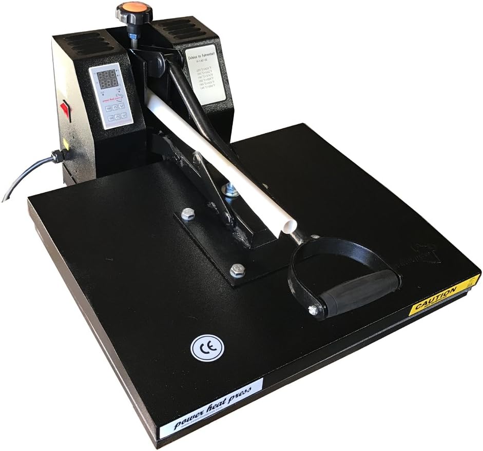 Fancierstudio Heat Press 16x20 Lower Platen Pull Out 5.5" Sublimation Rhinestone Heat Press FS16x20BP Black