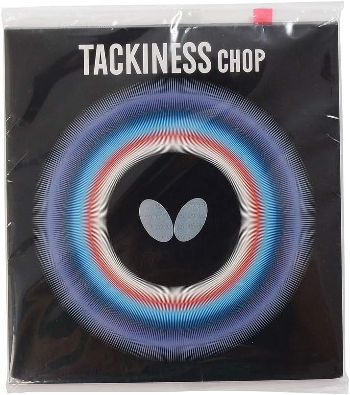 Butterfly Tackiness Chop Table Tennis Rubber Table Tennis Rubber | 1.5 mm, 1.7 mm, or 1.9 mm | Red or Black | 1 Inverted Table Tennis Rubber Sheet | Professional Table Tennis Rubber