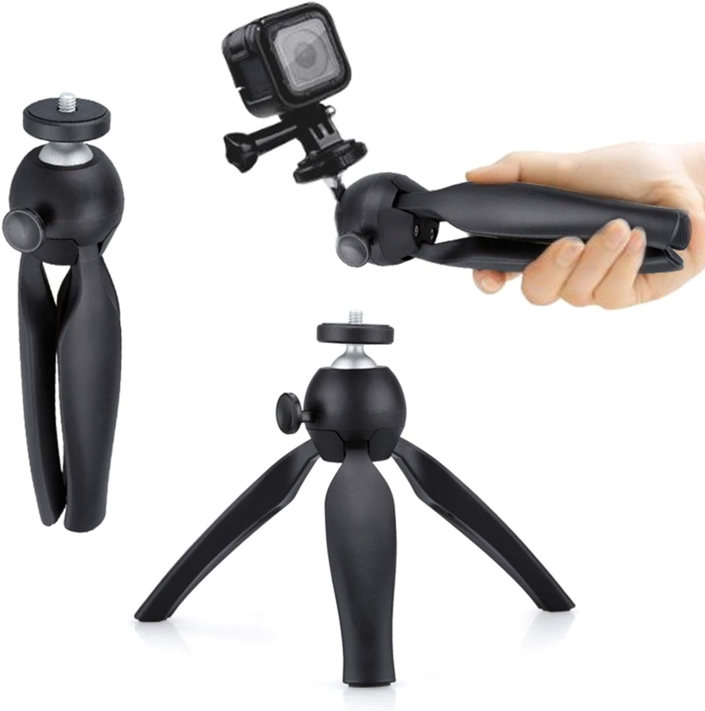 3-in-1 Zoom Recorder Tripod, Clamp Mount Stand Accessory Kit for Zoom Recorder H6 H5 H4n H2n H1n