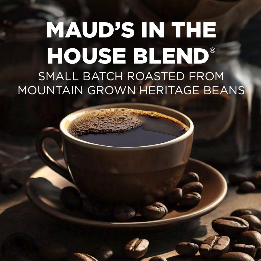 Maud's Family Pack Coffee Pods Variety Pack, 136ct, 12 Assorted Flavors | Medium Roast Flavored Coffee in Single Serve Pods – 100% Arabica Coffee, Compatible with Keurig Coffee Makers