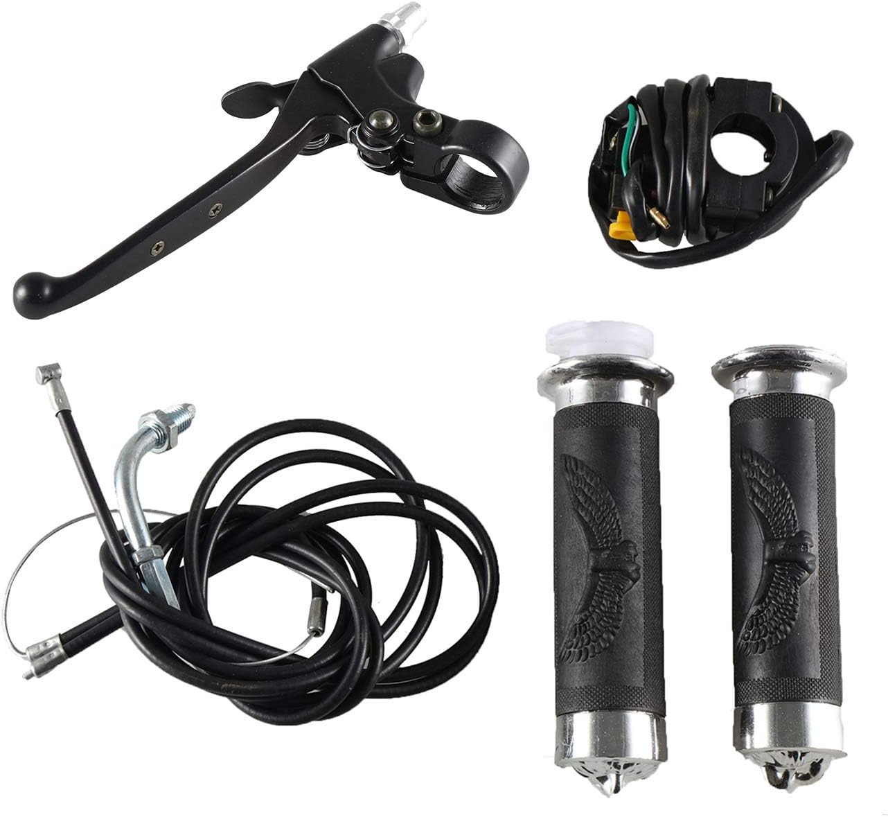 JRL Throttle And Clutch Kit Fits For 49cc 60cc 66cc 80cc Engine Motorized Bicycle