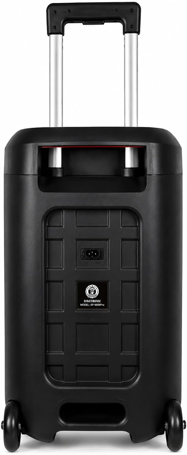 BT-0808Pro Portable 500W All in One Karaoke System, Free: 2 x Professionial Microphones
