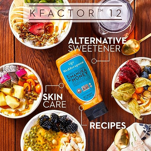 Wedderspoon Raw Manuka Honey 150+ MGO, 8.8 Oz