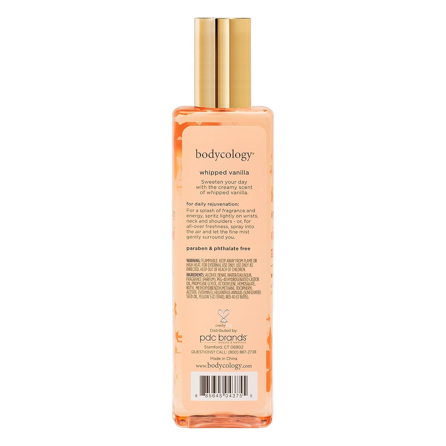 Bodycology Toasted Sugar Fragrance Mist for Women, 8 Fl Oz (455004008)