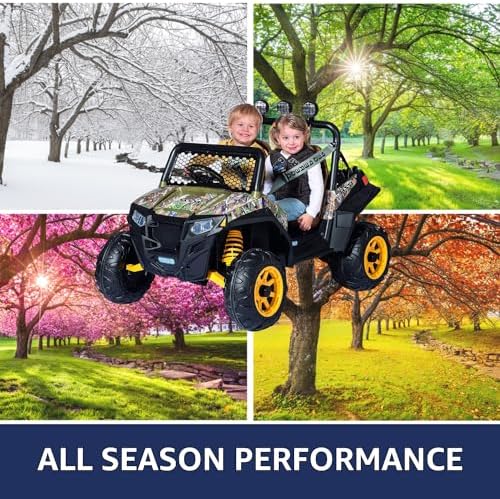 Peg Perego Official 12 Volt Replacement Battery for Ride on Toys. All Season Performance. Works with John Deere, Polaris