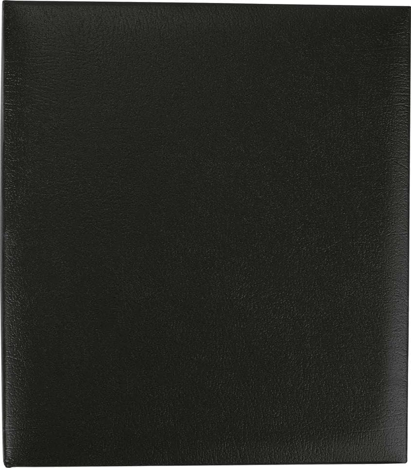 EGP Duplicate Deskbook Checks Cover, 3 Rings, 7 7/8 x 9, Black