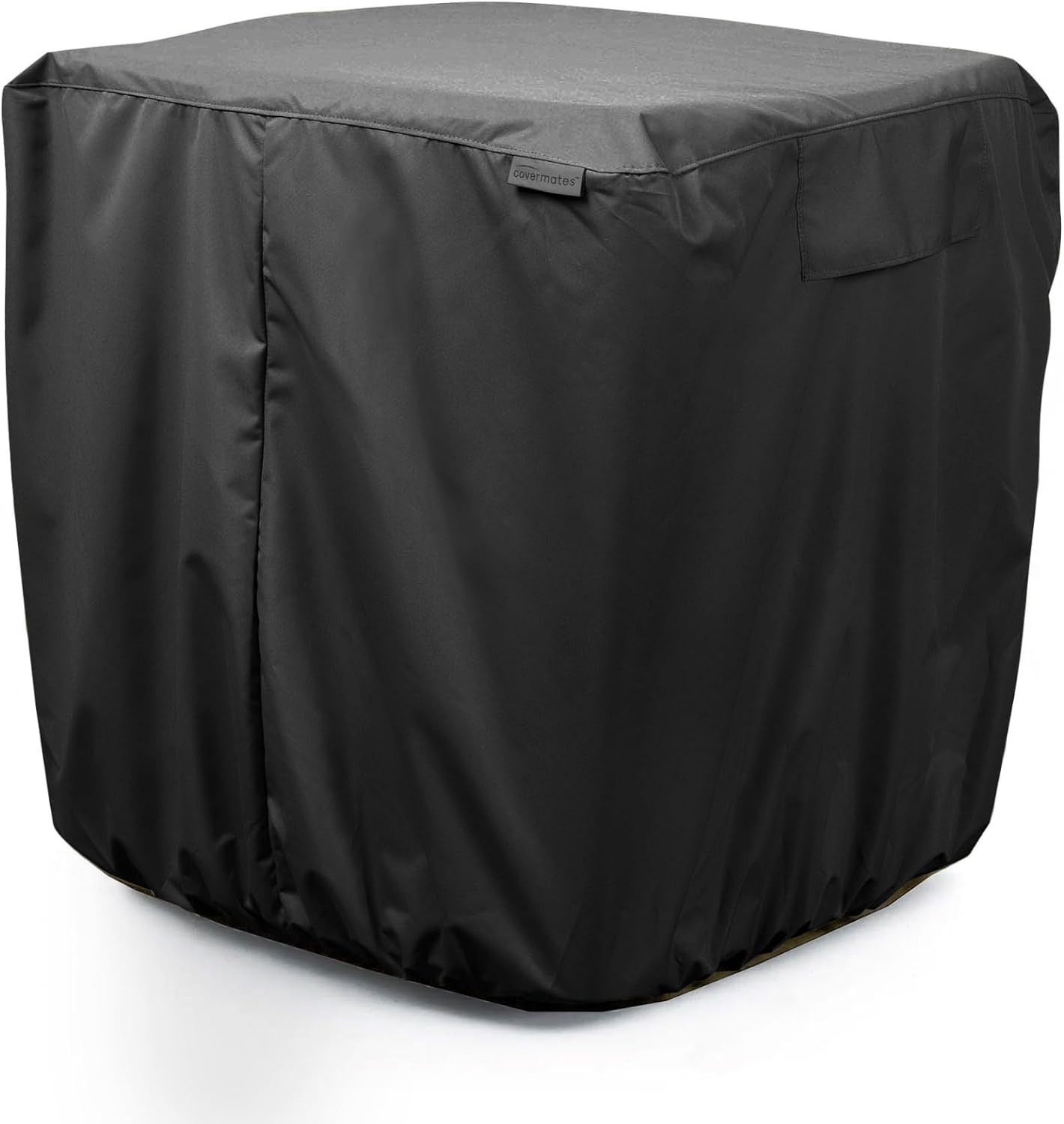 Covermates Classic Heavy-Duty Air Conditioner Cover - Durable All-Weather Protection for Outdoor Central AC Units - Water-Resistant 12-Gauge Vinyl Shell, 26W x 26D x 32H, Green