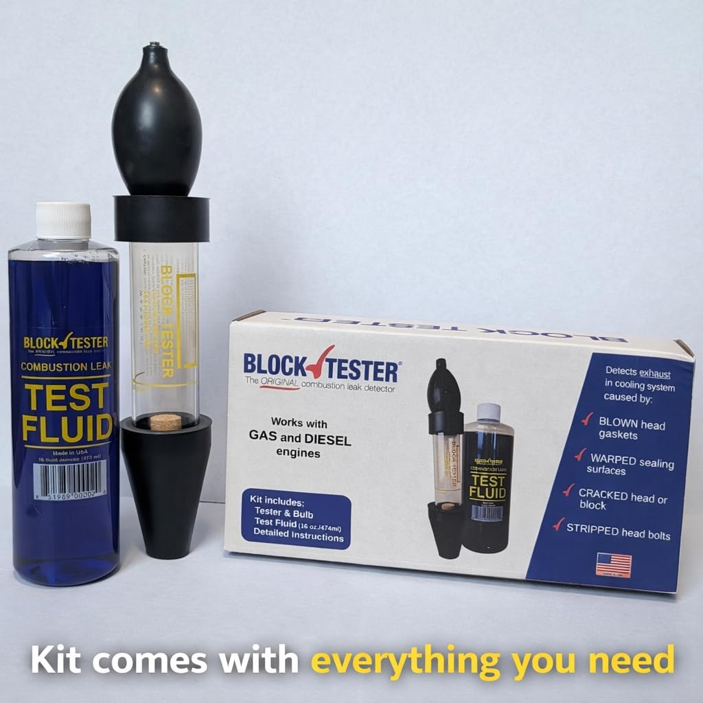 BT-500 Head Gasket Combustion Leak Test Kit - Made in USA