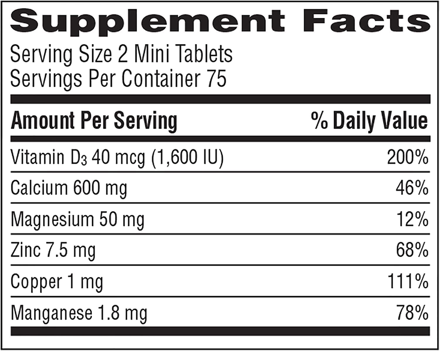 Caltrate Minis Plus Minerals - 150 Mini Tablets
