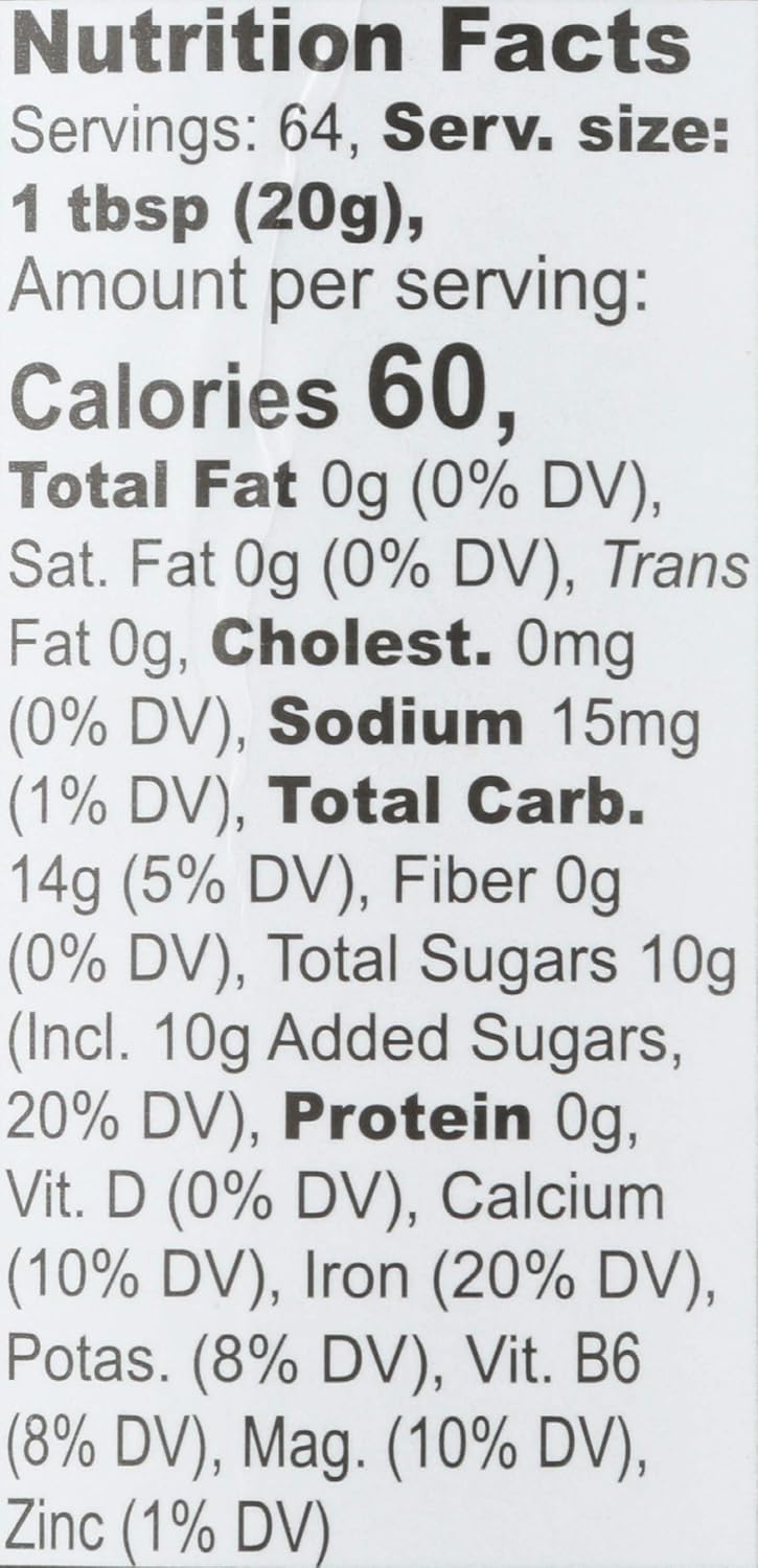 Wholesome Sweeteners, Inc., Organic Molasses, Unsulphured, 32 fl oz (944 ml)(Pack of 3)