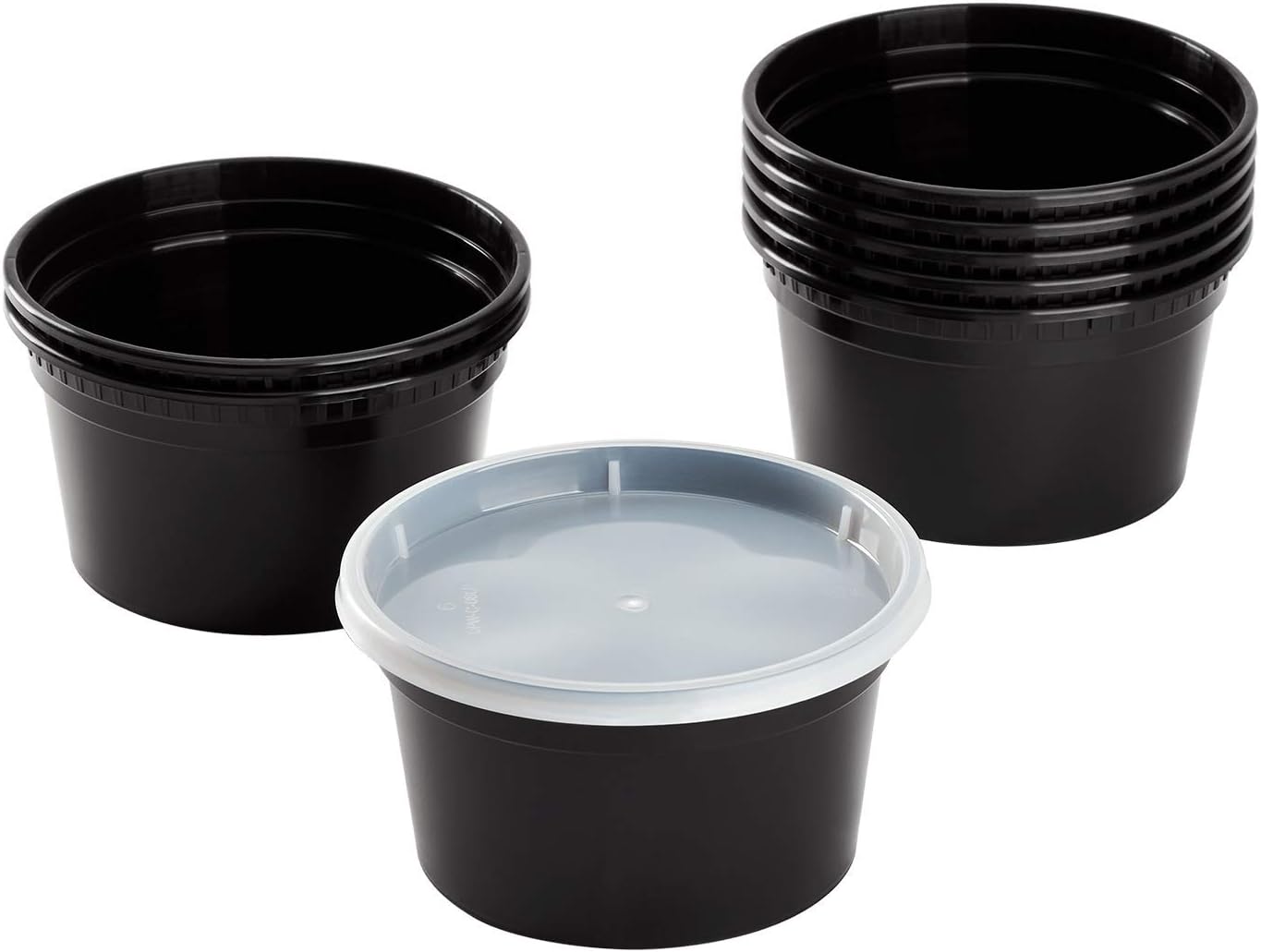 Karat [32oz - 240 ct] Clear PP Injection Molded Round Deli Containers with Lids (FP-IMDC32-PP)