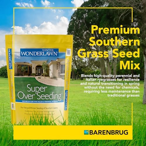 Barenbrug Wonderlawn Winter Grass Seed Mix for Lawn Care and Landscaping, 5 lbs. Bag