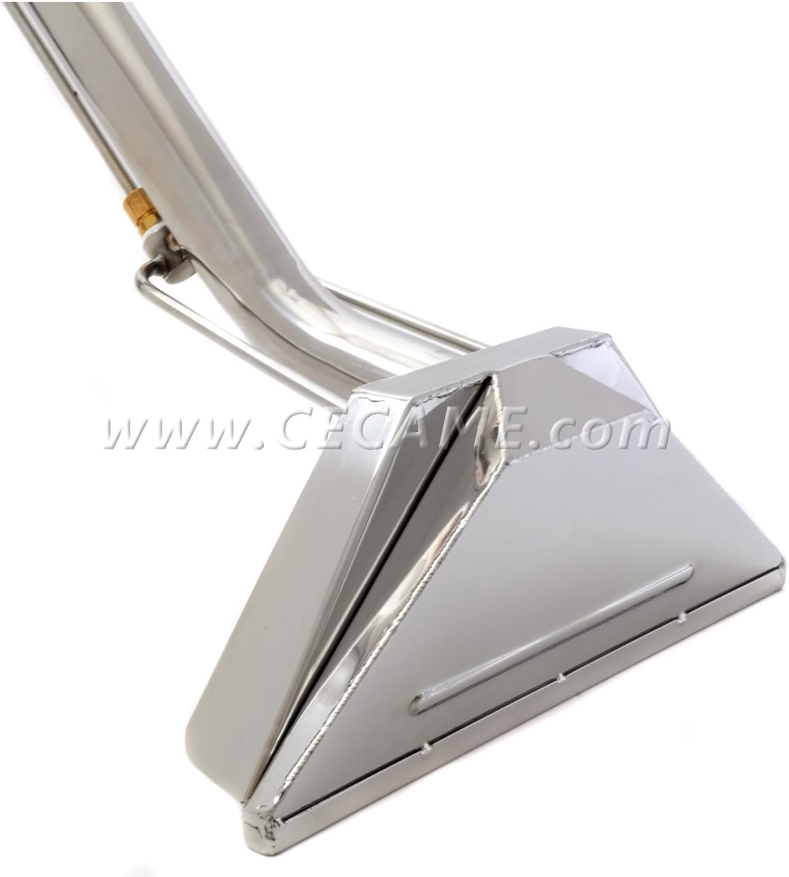 Carpet Cleaning Wand 12" 2-Jet 1.5" Tube S-Bend Stainless Steel Solution Line for Truckmounts & Portables
