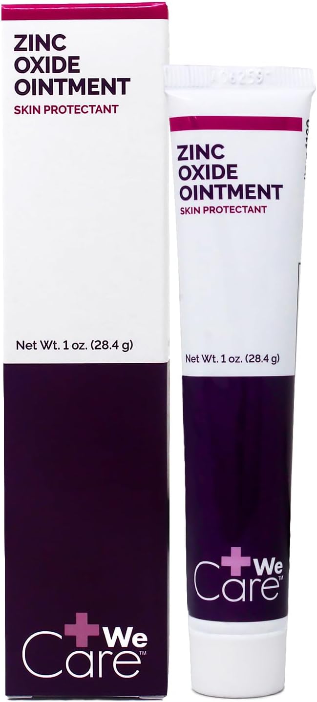 Dynarex Zinc Oxide Ointment, Protective Skin Barrier Ointment, Soothes, Prevents, and Relieves Diaper Rash, Chaffed Skin, and Irritation, White