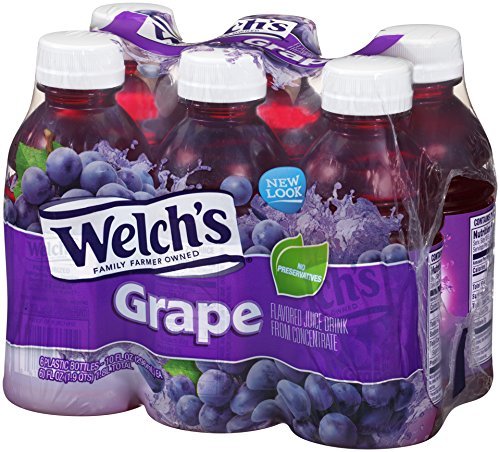 Welch's Grape Drink, 10-Ounce Bottles (Pack of 12)