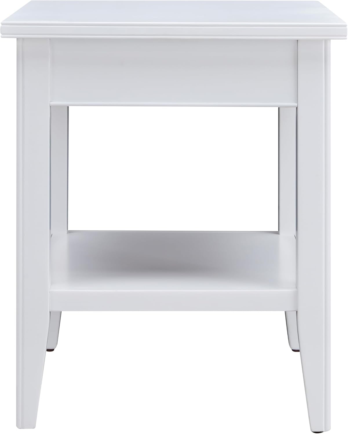 Leick Home Shield Wedge End Table, 21", Glazed Auburn
