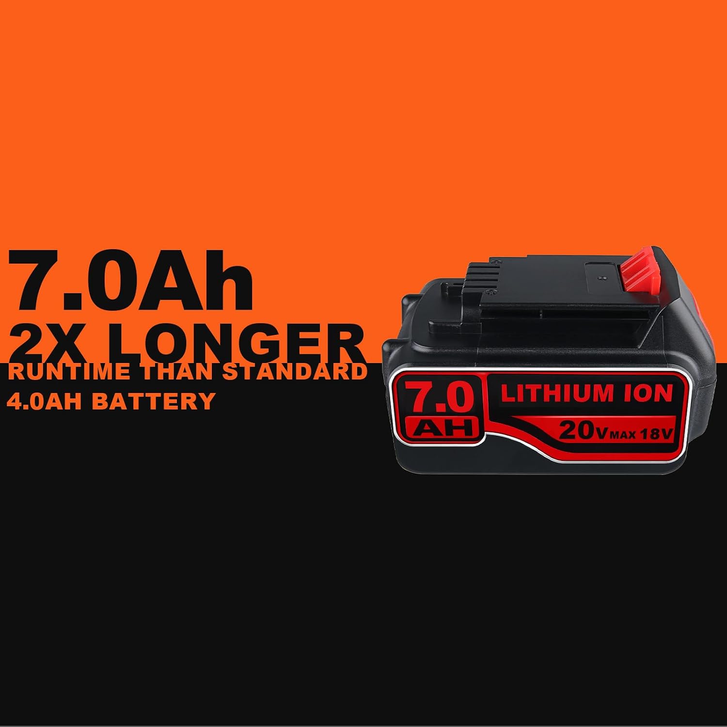 VANTTECH 2Packs 3.8Ah LBXR20 Replacement for Black and Decker 20v Battery