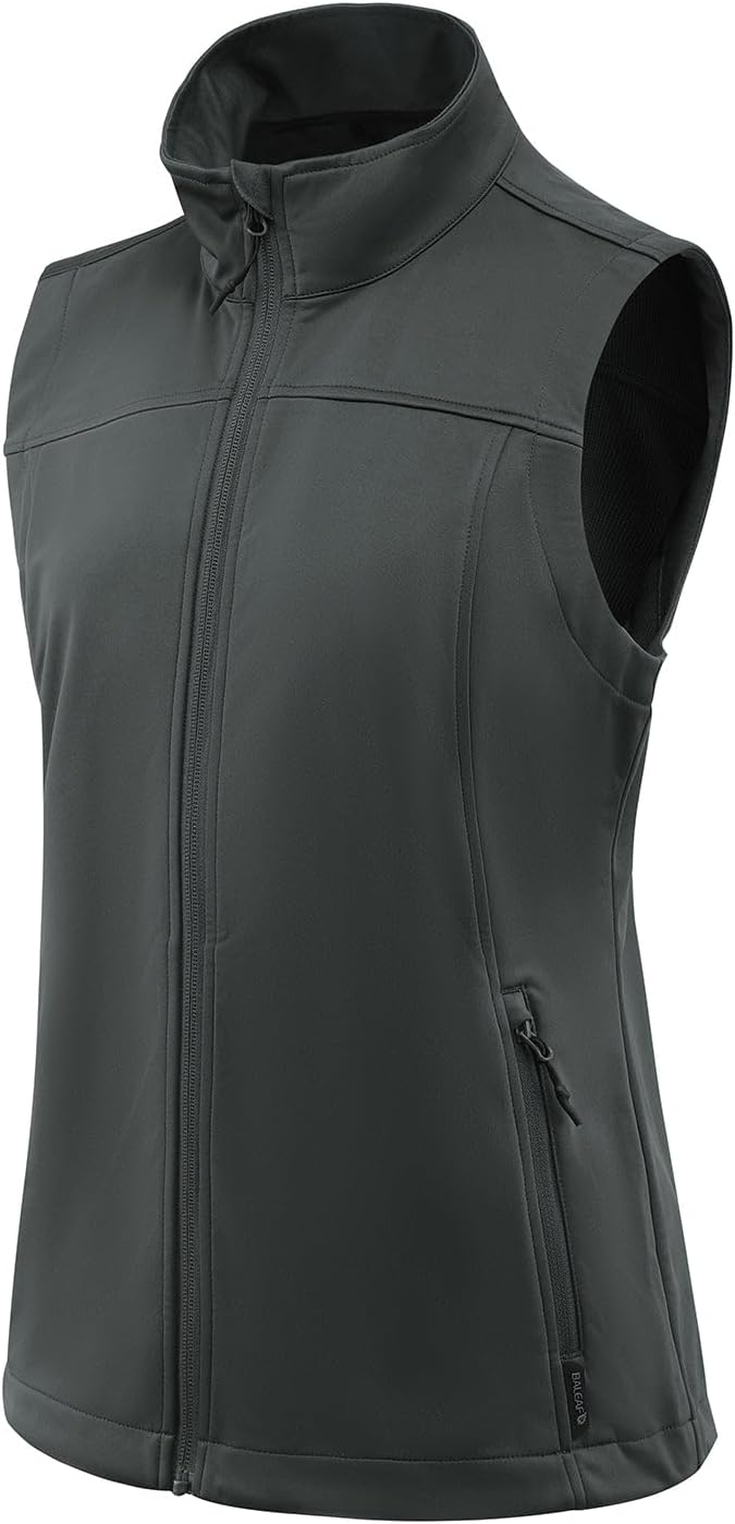 baleaf Women's Lightweight Running Vest Sleeveless Softshell Jacket