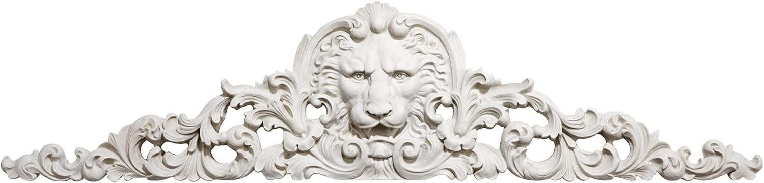 Design Toscano Remoulage Lion Sculptural Wall Pediment