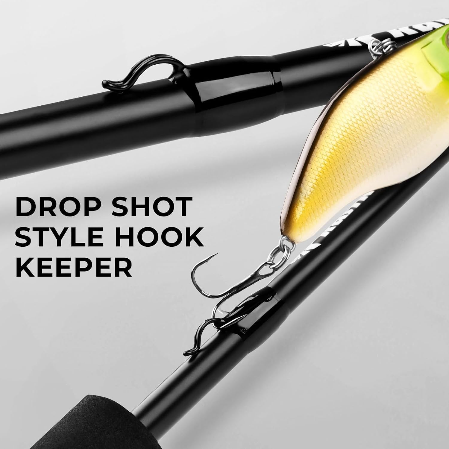 KastKing Crixus Fishing Rods with Golf Style SuperPolymer Handle