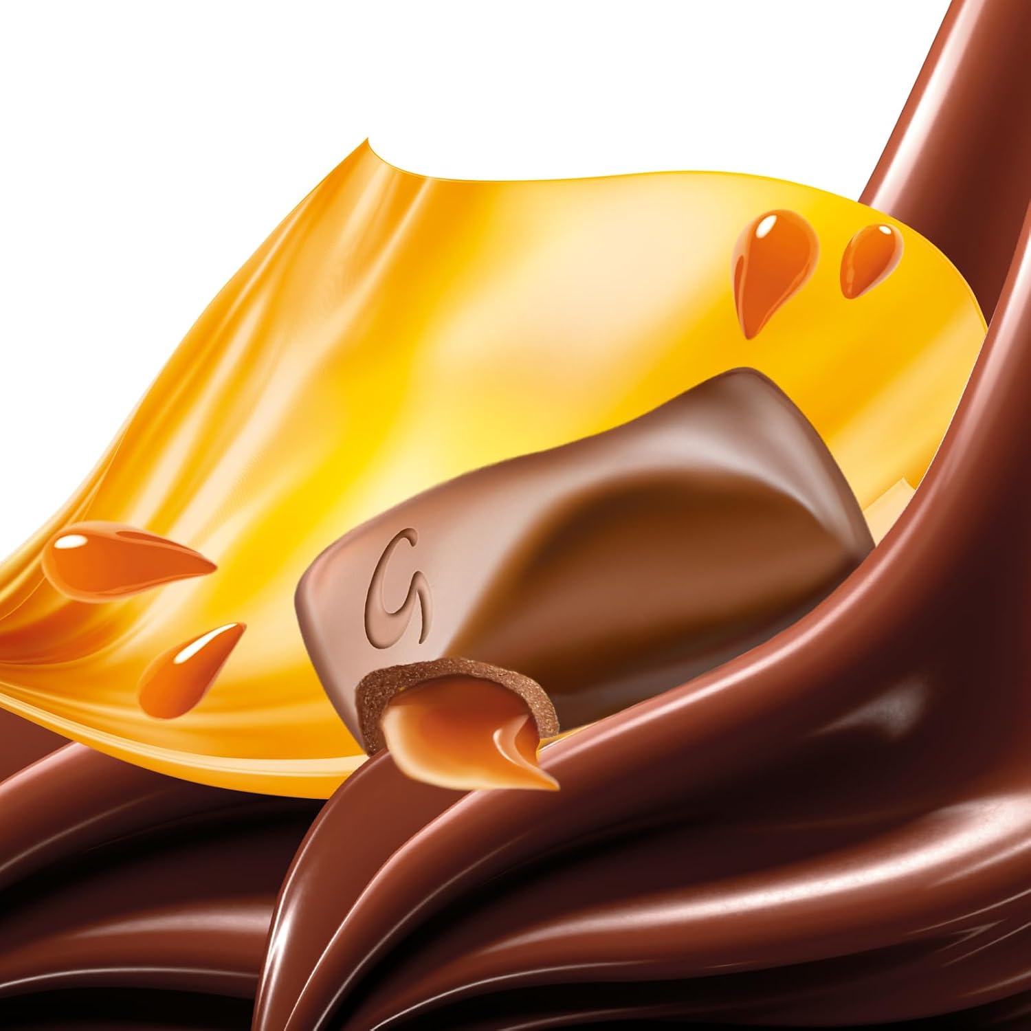 Galaxy Caramel Twin 48 g (Pack of 24)