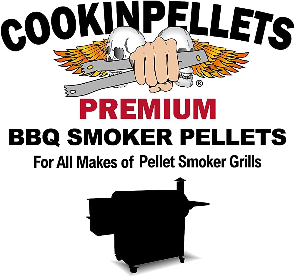 CookinPellets Premium Apple Mash and Hard Maple Natural Hardwood Light Sweet Smoke BBQ Grill Wood Pellets for Pellet Grill & Pellet Smoker, 40 Lb Bag