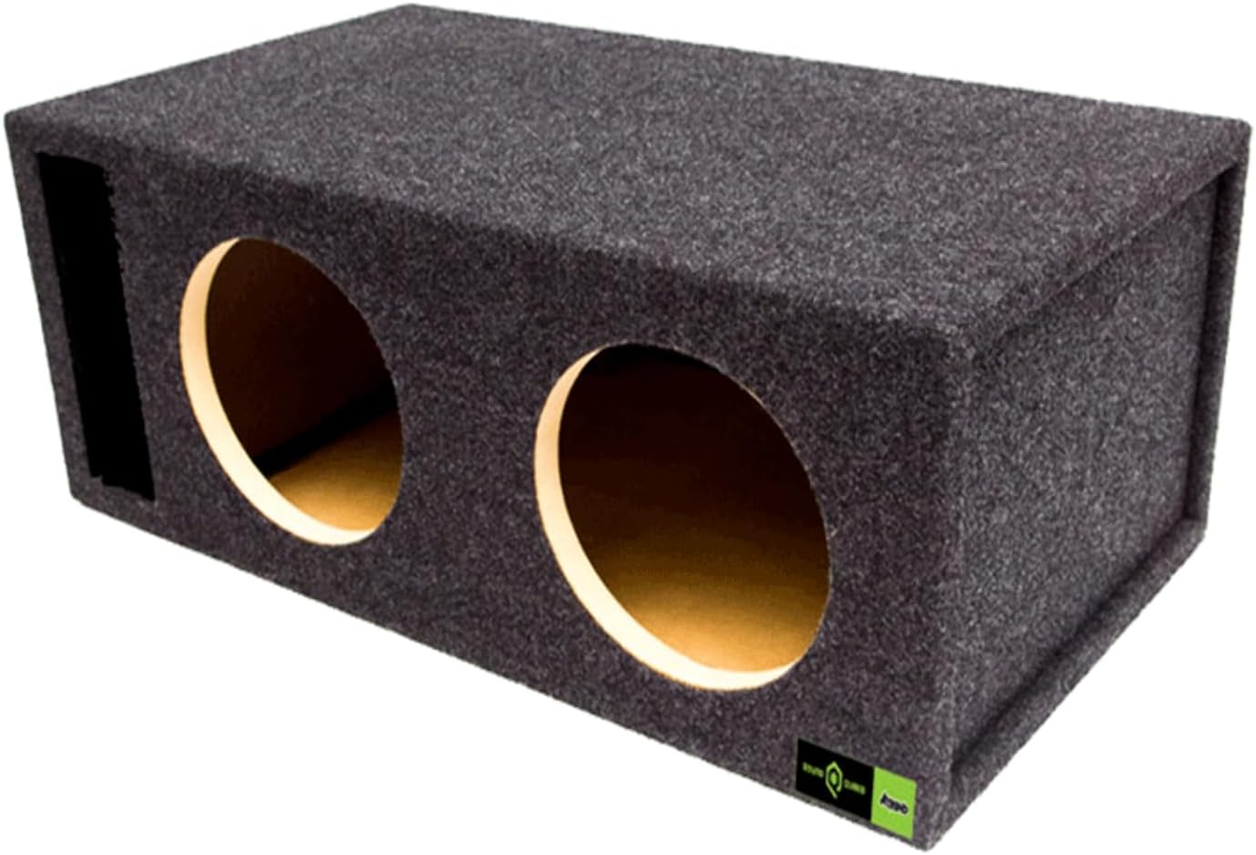 Atrend 15 Soundqubed Single Vented - SPL Tune Subwoofer Box Improves Audio Quality, Sound & Bass - Woofer Specific Enclosure Certified - Made in USA