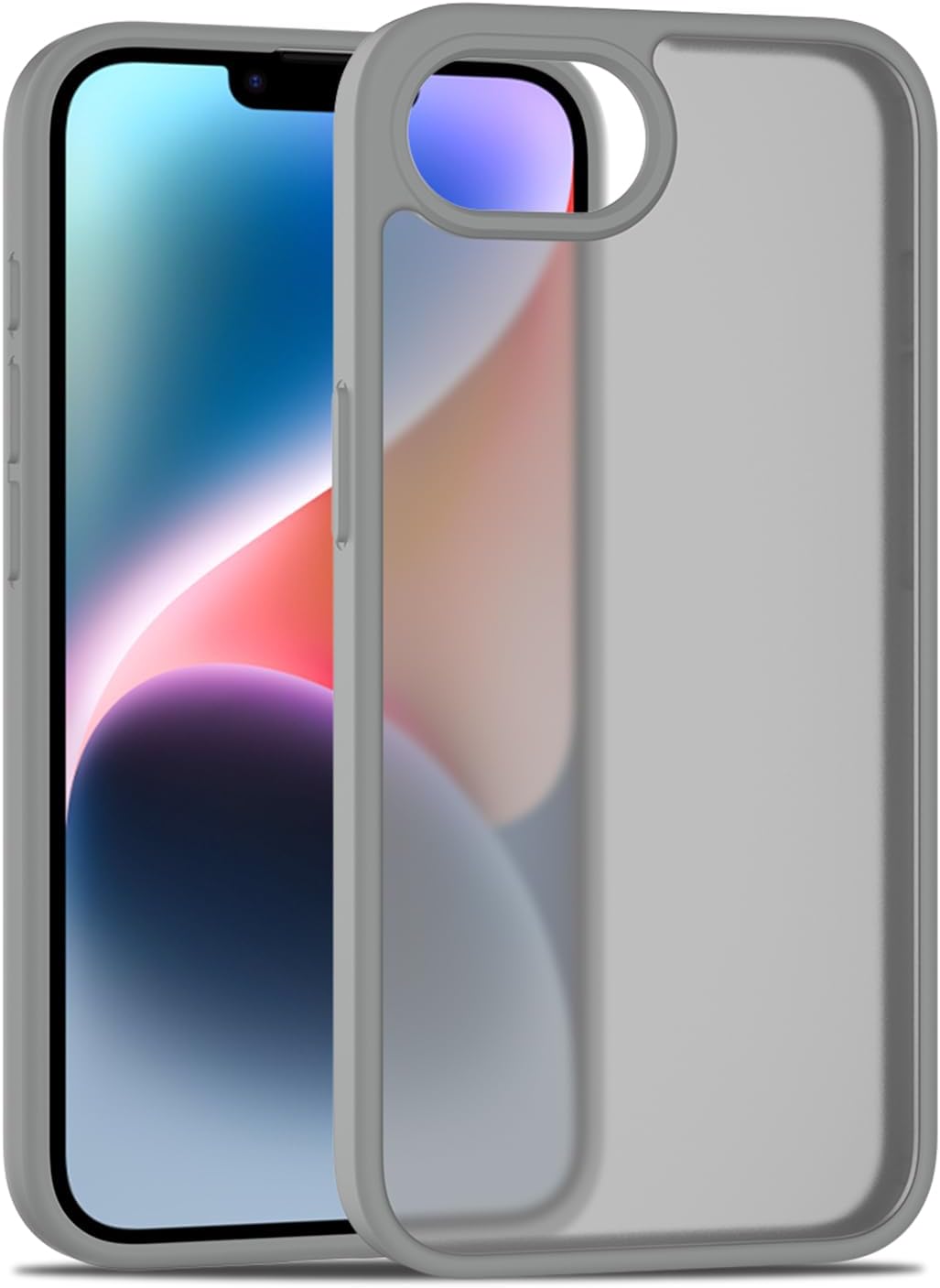 TENOC Phone Case Compatible with iPhone SE (2nd 2020 and 3rd 2022 Generation) & iPhone 7 & iPhone 8, Clear Case Shockproof Protective Bumper Slim Cover for 4.7 Inch