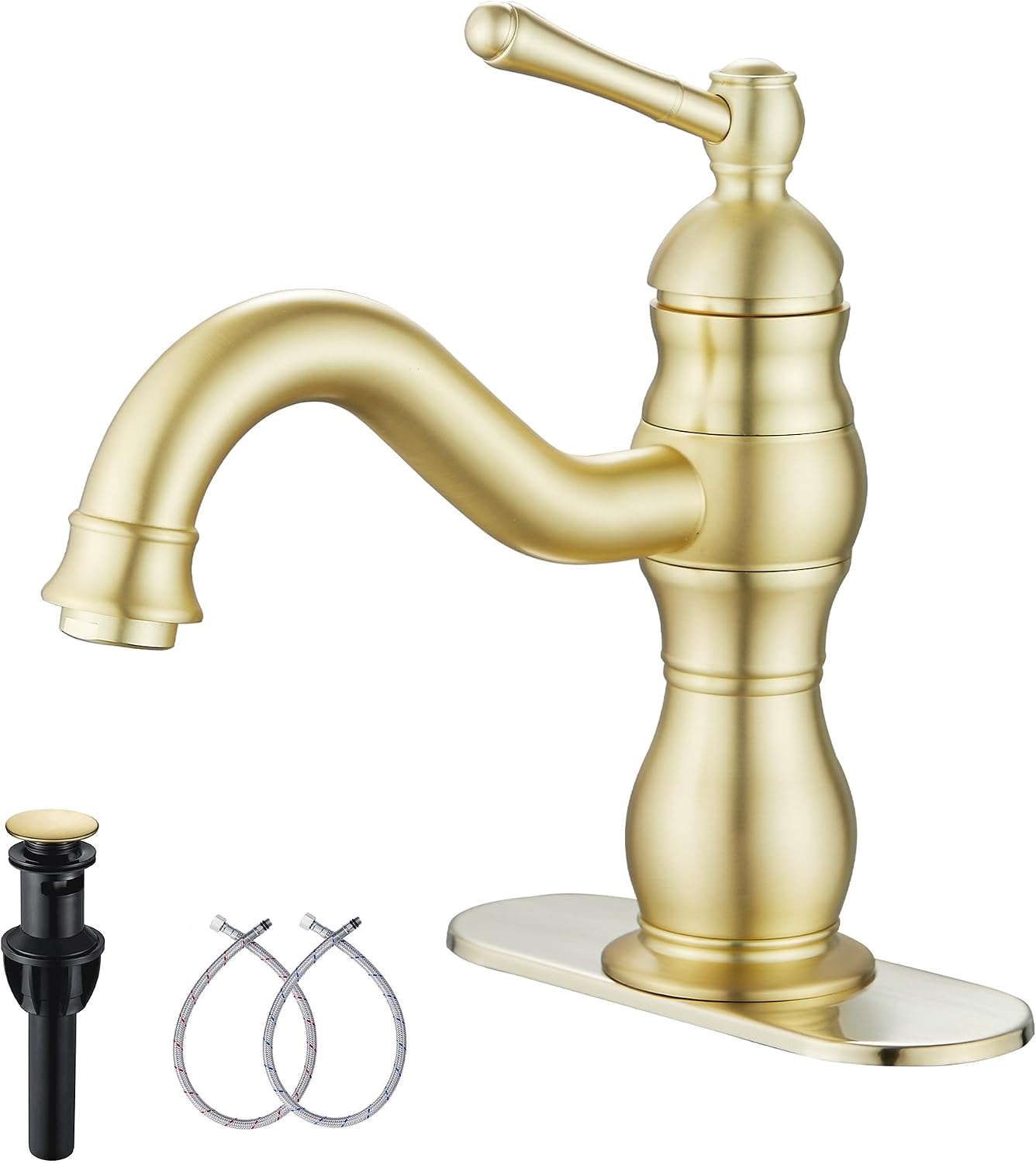 Oil Rubbed Bronze Bathroom Faucet Single Handle One Hole
