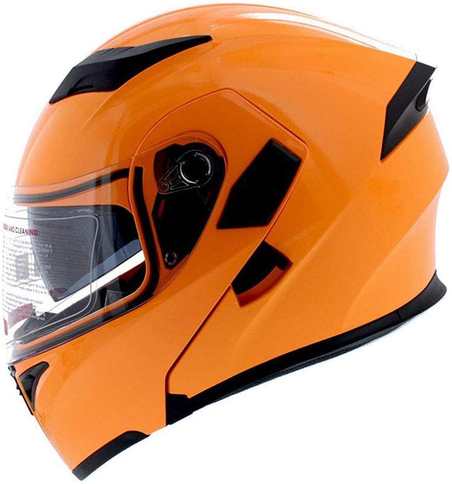1Storm Motorcycle Modular Full Face Helmet Flip up Dual Visor Sun Shield: HB89