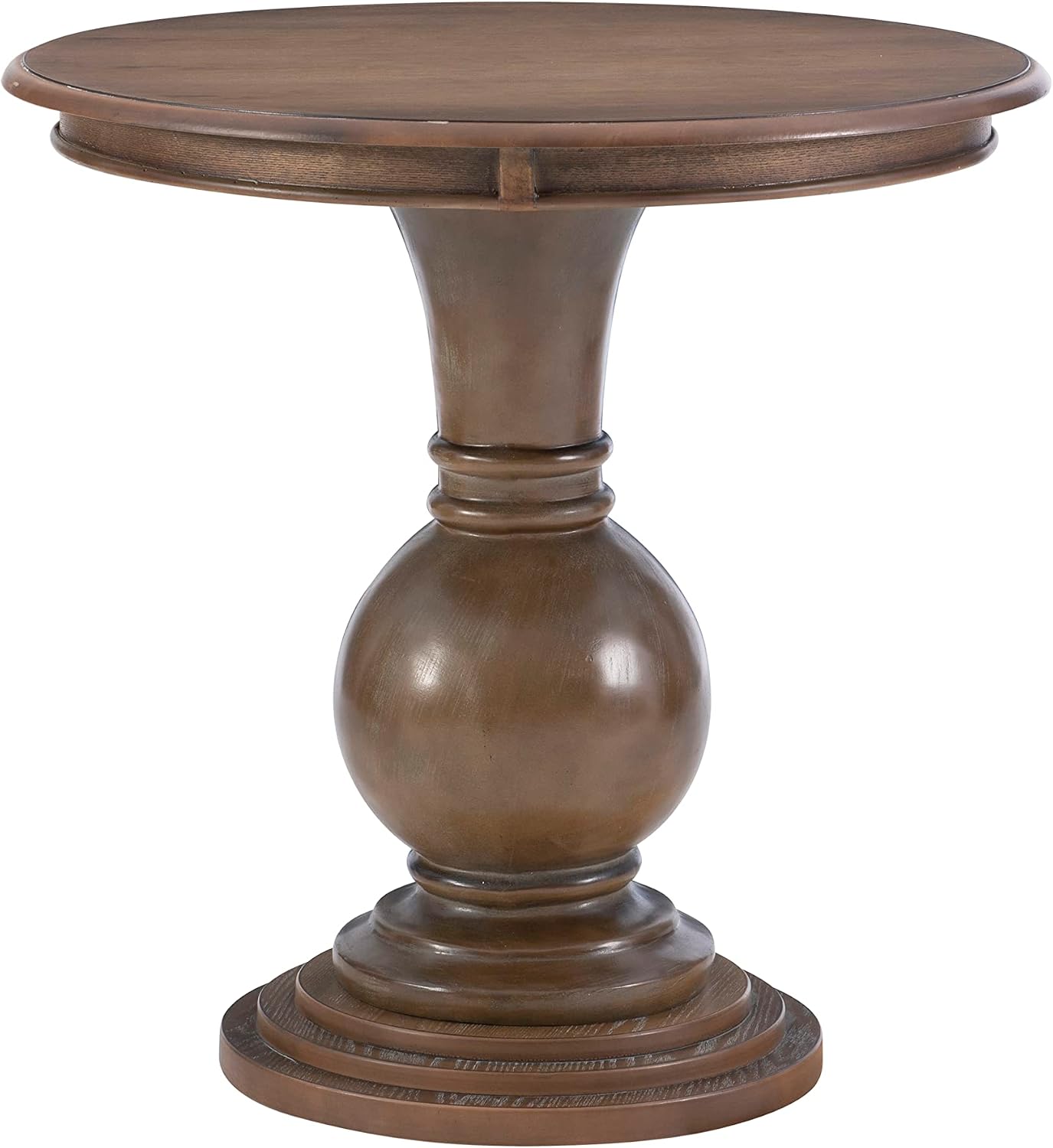 Powell 809-350 Espresso Round Accent Table 26"L x 26"W x 26"H