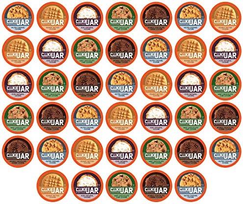 Cookie Jar Mint Chocolate Chip Flavored Coffee Pods for Keurig K Cup Brewers