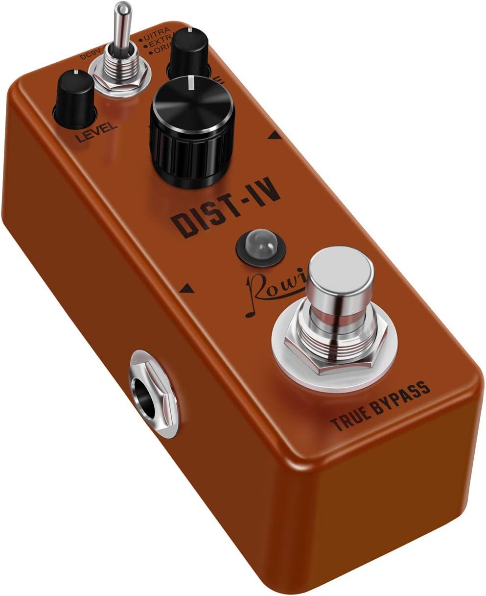 Vintage Vacuum Bluesy Guitar Effect Pedal,Electric Guitar Effect Sound Low Key Mild Clipping