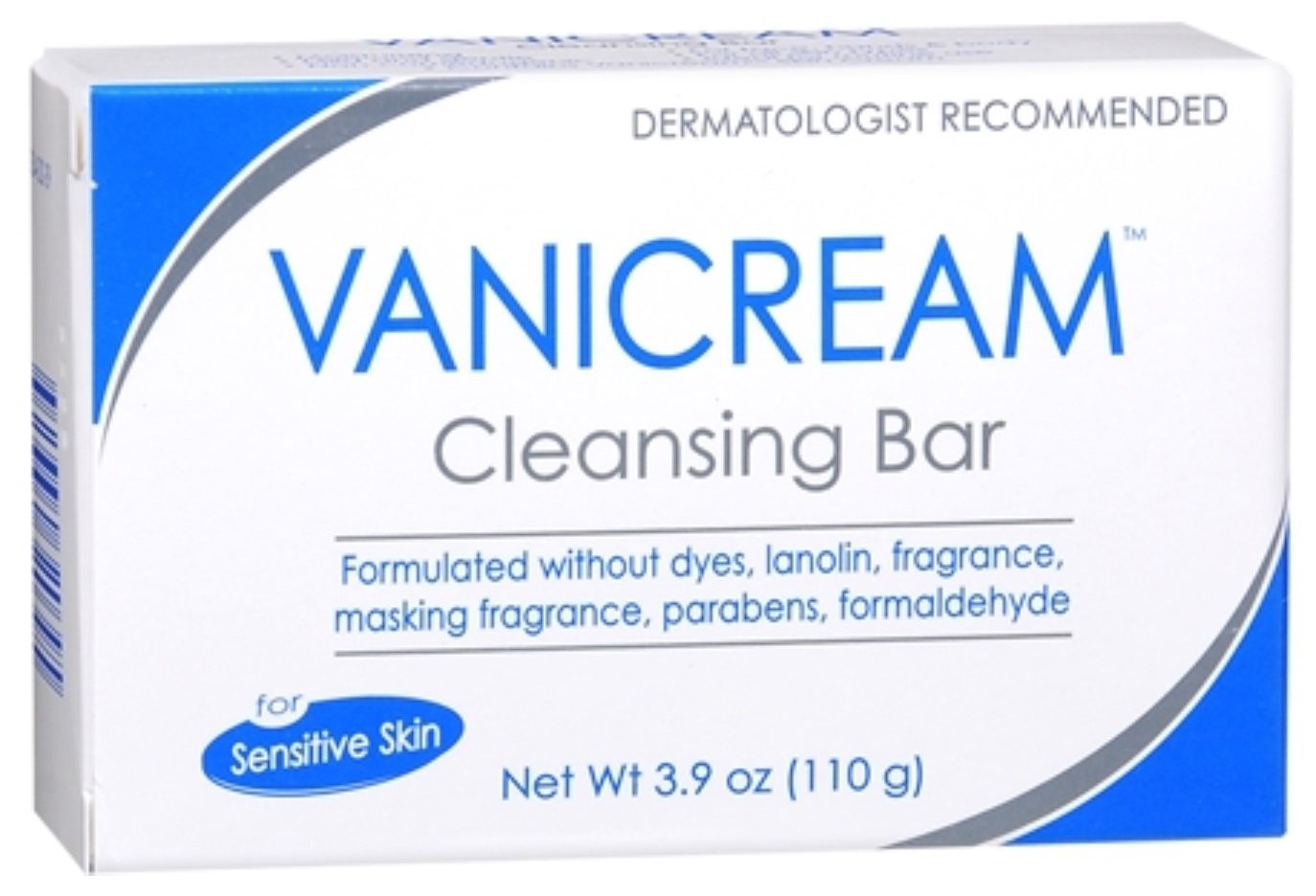 Vanicream Cleansing Bar 3.9 oz For Sensitive Skin, Pack of 4