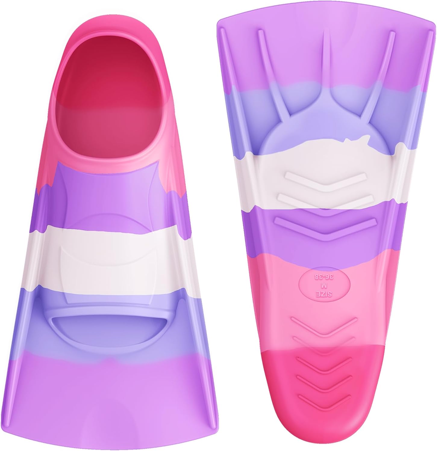 Gintenco Swim Fins, Adults & Kids Swim Training Fins for Lap Swimming